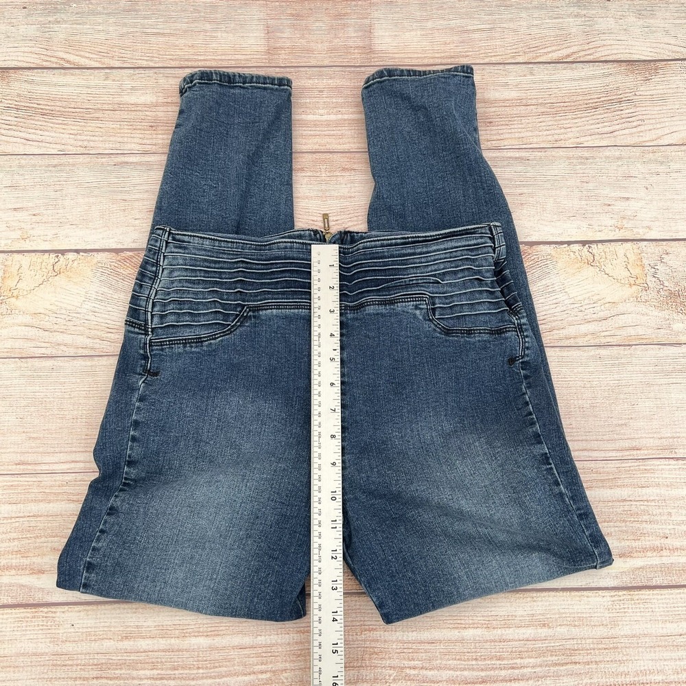 SOHO NY&C Jennifer Hudson Women's Size 10 High-Waist Ankle Legging Blue Jeans - Picture 4 of 9